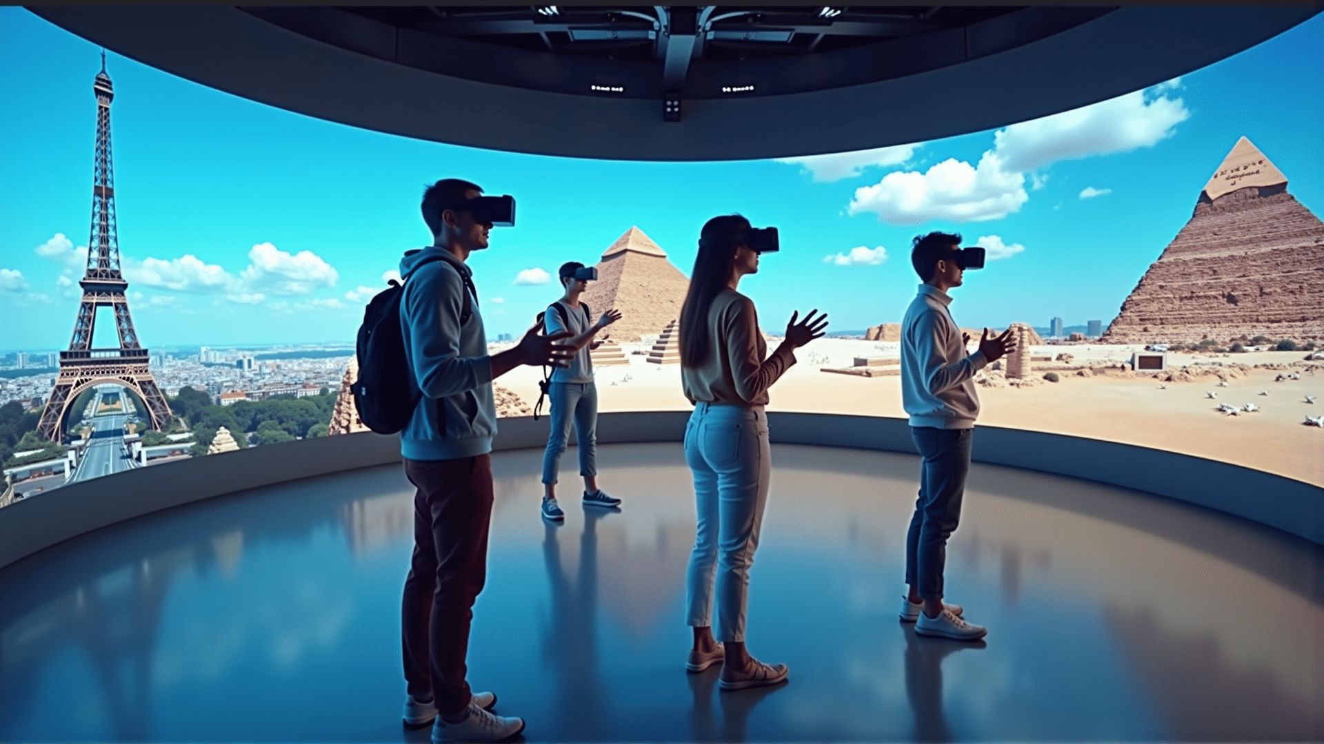 Virtual journey display