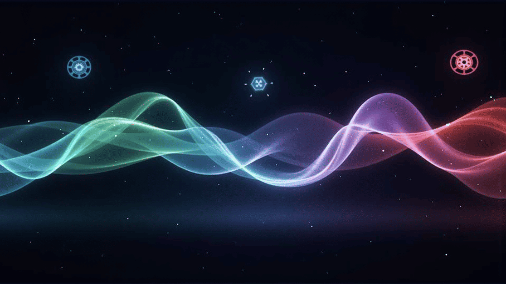 Dynamic motion graphics display